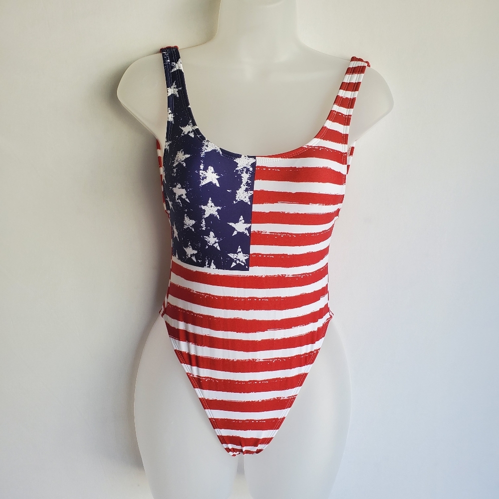 Stars & Stripes 1-Piece Bathing Suit